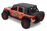 80100-17 Halftop Soft Top Conversion Kit for 2018-2023 Jeep Wrangler
