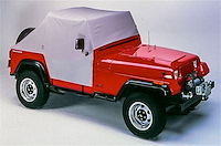 81035-09 All Weather Trail Cover for 1976-1986 Jeep CJ7, 1987-1991 Jeep YJ Wrangler [Charcoal]