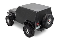 81044-01 All-Weather Trail Cover for 2007-2018 Jeep Wrangler JK 2-Door, Fits Select Jeep Wrangler JL 2-Door