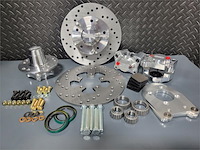 2 Piston Medium Duty Front Drag Race Kit 1971-77 Vega, 1975-80 Monza, 1976-80 Skyhawk/Starfire/Sunbird
