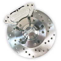 4 Piston Heavy Duty Front Drag Race Brake Kit 1955-62 Corvette