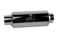 Filter, In-line, Pro-series, AN-12, 40 Micron Stainless steel element, Nickel Chrome Finish