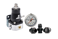 13130 Compact EFI Bypass Regulator Kit -6AN O-Ring Inlet/Outlet Ports w/Dual Inlets