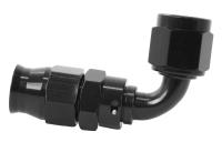 90-Degree -6 AN PTFE Hose End - Black