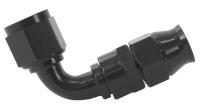 90-Degree -8 AN PTFE Hose End - Black