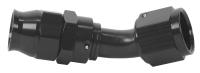 45-Degree -10 AN PTFE Hose End - Black