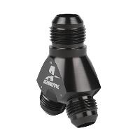 Y-Block Single -10AN to Dual -8AN