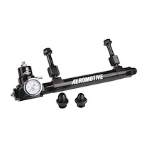 Adjustable Fuel Log Kit for Holley Carbs Includes A2000 Bypass Regulator, gauge, and fittings
