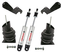 Front CoolRide kit for 58-64 Impala. For use w/ stock lower arms. Includes air springs/ brackets/ HQ