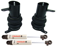 Rear CoolRide kit for 58-64 Impala. For use w/ RideTech lower arms. Includes air springs/ brackets/