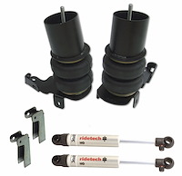 Front CoolRide kit for 65-70 Impala. For use w/ stock lower arms. Includes air springs/ brackets/ HQ