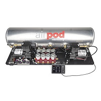 RidePro E5 Air Ride Suspension Control System [5-Gallon AirPod | Dual Compressor | 3/8 in. Valves]