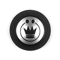 CAPCL5 Wheel Center Cap, For Konig Control, Matte Black With Logo