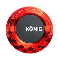 CAPMRK1R Wheel Center Gear Cap (MRK1), Anodized Red w/ Logo