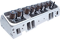 1001 Fully-Assembled 195 cc Enforcer Cylinder Head for Small Block Chevy w/Straight Plugs & Hydraulic Roller Cam