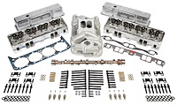 3901-1 SBC Enforcer Top End Kit 200cc Heads, Dual Plane Intake, Stage 1 Cam [Angled Plug]