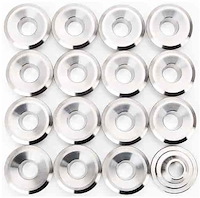 Titanium 10 Degree Valve Spring Retainers 1.550 in. O.D. [16]
