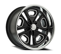 R1021780614513 R102 Del Ray Wheel [Size: 17"x8"] Glossy Black Center w/Milled Window & Diamond Cut Lip Finish