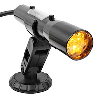 A-156 SST Shift Light, Yellow LEDs with Black Aluminum Tube, Smart-Shift Technology
