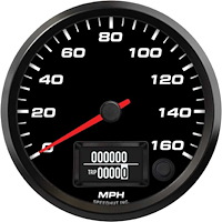 FAE45-S2-EV 4-1/2 in. EV Speedometer Gauge, 160 mph, AEM