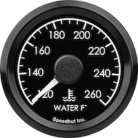 HV1-WT1 2-1/16 in. Humvee Water Temp Gauge, 120-260F