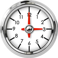 L2-CK1-LEG 2-1/16 in. Clock