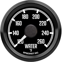 L2-WT1-DATZ 2-1/16 in. Water Temp Gauge, 120-260F, JDM Datsun Z Series