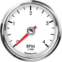 L25-TC6-LEG 2-5/8 in. Diesel Tachometer, 4K RPM