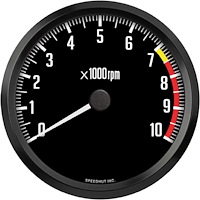 L45-TC4-DATZ 4-1/2 in. Tachometer, 10K RPM, Dash Mount, Datsun Z Series