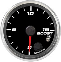 R25-B2-REV 2-5/8 in. Boost Gauge, 0-15 psi, w/Warning