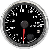R25-WB5-REV 2-5/8 in. Air/Fuel Wide Band Gauge, 10-18, w/Warning, FOR DYNOJET COMMANDER 2