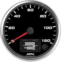 R4-S1-REV 4 in. GPS Speedometer, 120 mph