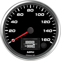 R45-S3-REV 4-1/2 in. GPS Speedometer, 160 mph