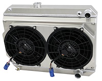 1-27100-202LSBL High-Performance GM LS Swap Radiator/Brushless Fan Kit, 1964-1965 Pontiac GTO/Lemans/Tempest, Manual Trans
