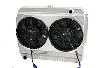 1-1640-212BL300 High-Performance Radiator & Brushless Fan Kit, 1966-1969 Mopar Big Block Applications (26 in. Core), W/Shroud