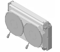 1-366-212LTBL300 Supercharged GM LT Swap Cooling System, 1967-1972 Chevy Truck, Auto Trans