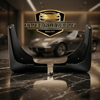 288-160 1997-2004 CORVETTE C5 SPLASH GUARDS Rear, Carbon Flash