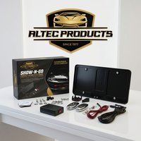 Universal Powered Front License Plate Flip Kit