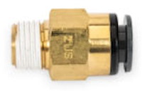 Straight Fitting, 3/8 in. DOT/PTC x 1/4 in. NPT