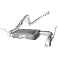 Scorpion Aluminized Hi-Tuck Cat-Back Exhaust System 2007-14 Jeep Wrangler JK 2-Door