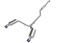49-36629-L Takeda 2-1/2 IN to 2-1/4 IN 304 Stainless Steel Cat-Back Exhaust System Blue Acura TSX 09-14 L4-2.4L