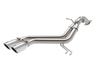 49-37019-P Takeda 3 IN to 2-1/2 IN 304 Stainless Steel Axle-Back Exhaust w/ Polished Tip Hyundai Veloster 13-17 L4-1.6L (t)