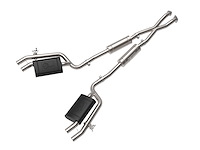 49-37025 Gemini XV 2-1/2 IN 304 Stainless Steel Cat-Back Exhaust System w/ Cut-Out Kia Stinger 18-21 V6-3.3L (tt)