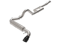 Apollo GT Series 3 in. 409 Stainless Steel Cat-Back Exhaust System for 2021-2026 Ford Bronco [Black Powdercoated Tips]