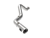 49-44125-P Large Bore-HD 5 IN 409 Stainless Steel DPF-Back Exhaust System w/Polished Tip GM Diesel Trucks 20-23 V8-6.6L (td) L5P