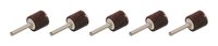 Sanding Discs [1 in, Flap Style, 60 Grit, Round, Zirconia Grain]