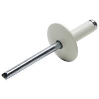 3/16 in. Large Head Rivets Grip Range: 1/4 in. - 3/8 in.