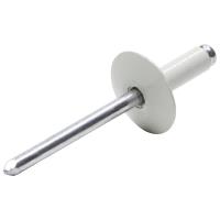 3/16 in. Large Head Rivets Grip Range: 1/4 in. - 3/8 in.
