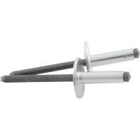 3/16" Large Head Rivets Grip Range: 3/8" - 1/2"
