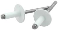 3/16" Large Head Rivets Grip Range: 1/4" - 3/8"